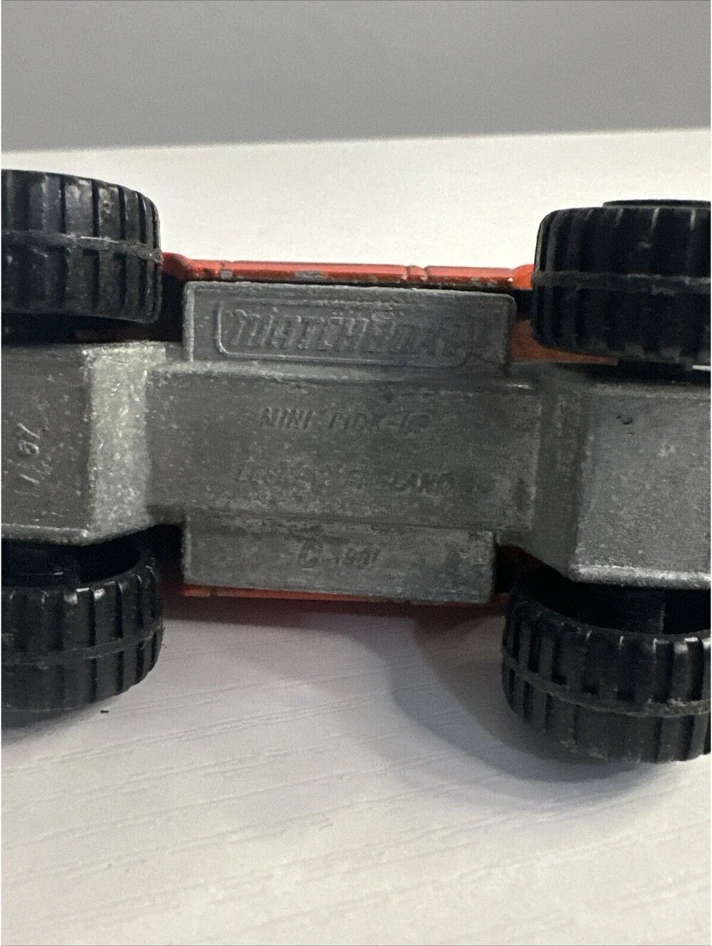 Matchbox Die Cast Red Mini Pick Up 1981